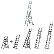 Brennenstuhl Multi-Purpose 3-Section-Ladder