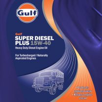 Gulf Oil Gulf Super Diesel Plus 15W40-CF-4, 208 l Drum