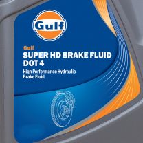 Gulf Oil Gulf Super HD Brake Fluid Dot 4-White