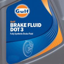 Gulf Oil Gulf Super HD Brake Fluid Dot 3-White