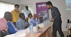 Introduction of Apollo Tyres to truck fleet owners