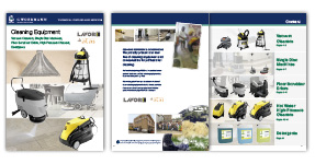 Our new cleaning equipment catalogue