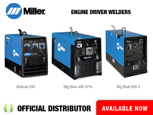 Now available: Miller Engine Driven Welders